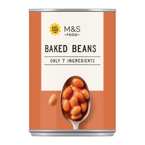 M&S Only 7 Ingredients Baked Beans 400g (Pack of 3)