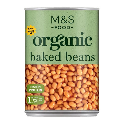 M&S Organic Baked Beans 400g (Pack of 3)