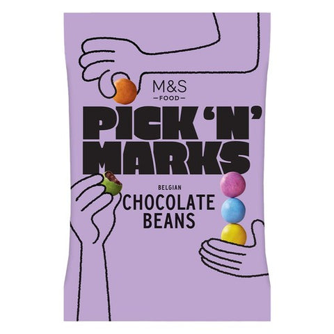 M&S Pick n Marks Belgian Chocolate Beans 150g (Pack of 3)