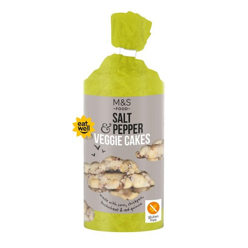 M&S Salt & Pepper Veggie Cakes 147g (Pack of 2)