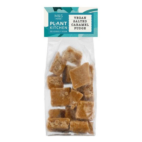M&S Salted Caramel Vegan Fudge 300g (Pack of 3)