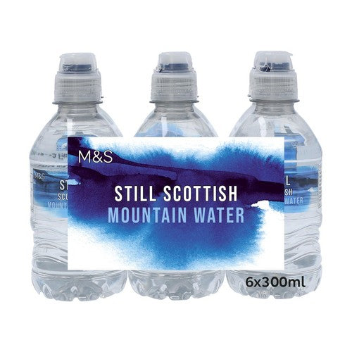 M&S Scottish Still Mountain Water 6 x 300ml (Pack of 2)