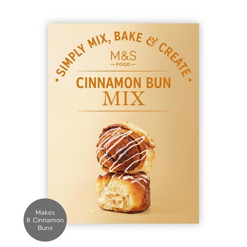 M&S Simply Bake Cinnamon Bun Kit 490g (Pack of 2)