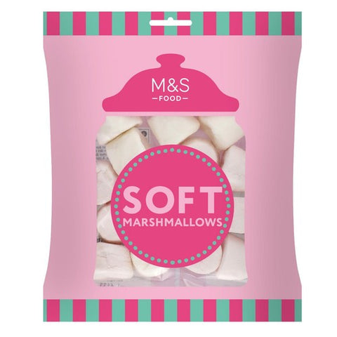 M&S Soft Marshmallows 180g (Pack of 6)