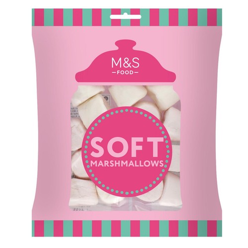 M&S Soft Marshmallows 180g (Pack of 6)