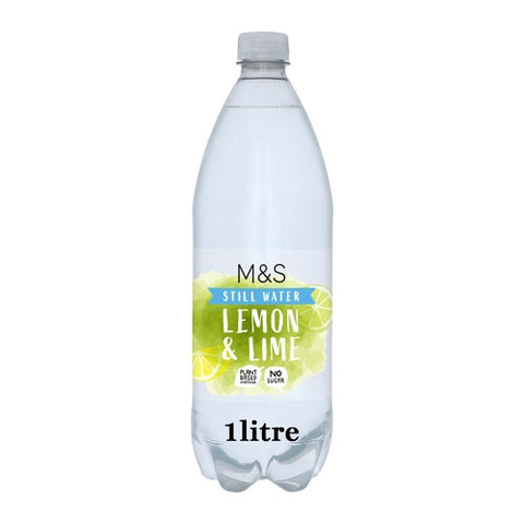 M&S Still Lemon & Lime Water 1L (Pack of 3)