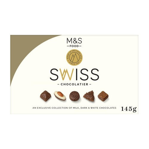 M&S Swiss Chocolate Assortment 145g (Pack of 6)