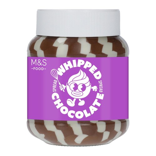 M&S Whipped Chocolate Spread 300g (Pack of 2)
