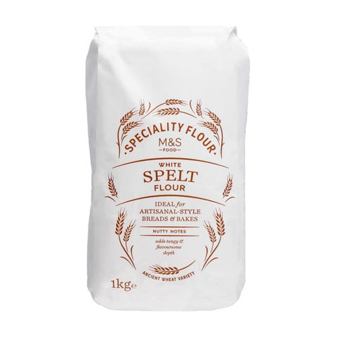 M&S White Spelt Flour 1kg (Pack of 2)