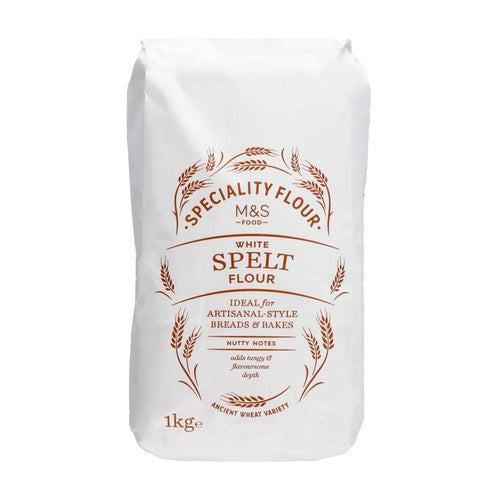 M&S White Spelt Flour 1kg (Pack of 2)