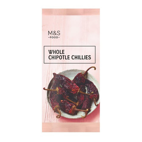 M&S Whole Chipotle Chillies 25g (Pack of 2)