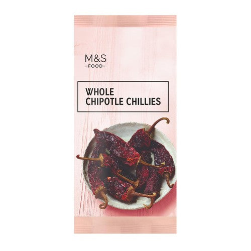 M&S Whole Chipotle Chillies 25g (Pack of 2)