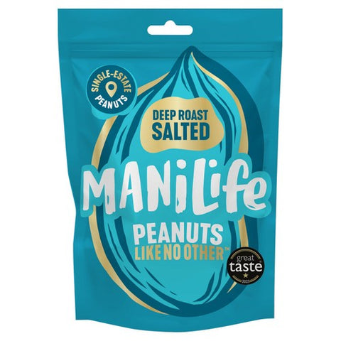 ManiLife Deep Salted Peanuts 75g (Pack of 2)