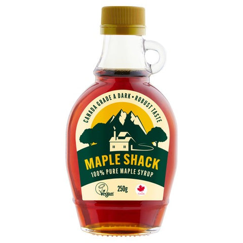 Maple Shack 100% Pure Grade A Maple Syrup 250g (Pack of 2)