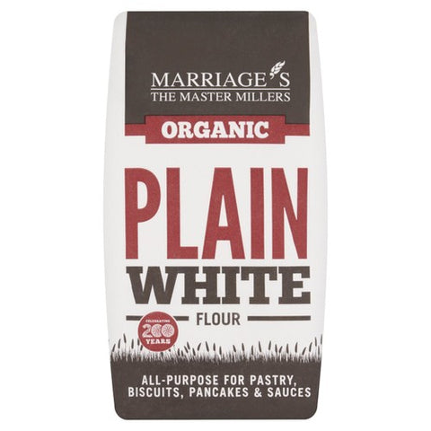 Marriage's Organic Plain White Flour 1kg (Pack of 2)