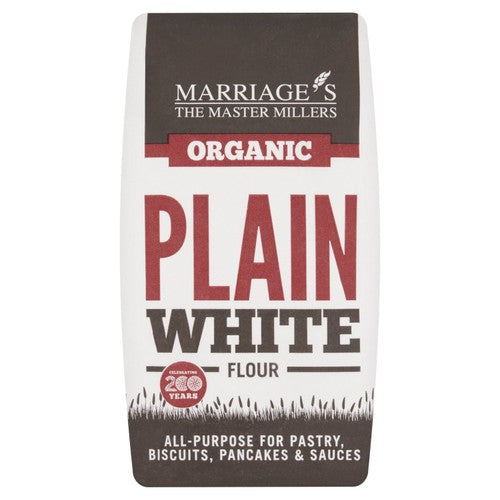 Marriage's Organic Plain White Flour 1kg (Pack of 2)
