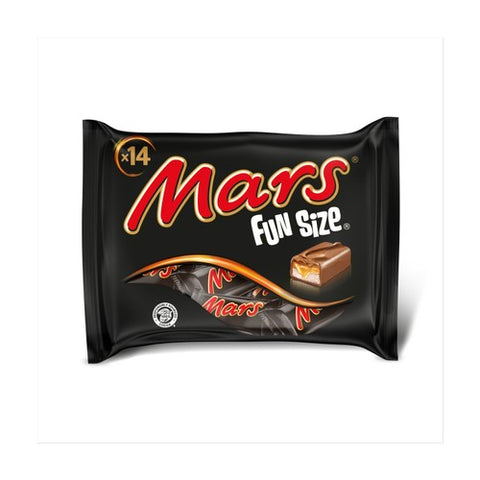 Mars Caramel, Nougat Milk Chocolate Funsize Snack Bars Multipack 275g (Pack 3)