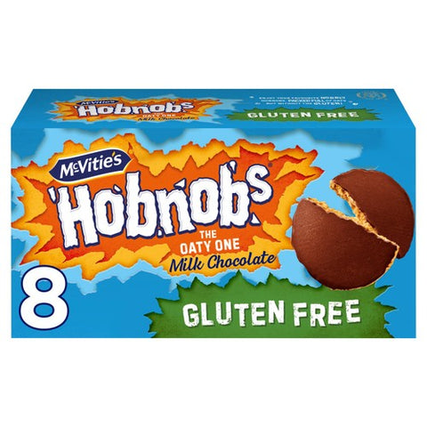 McVitie's Gluten Free Hobnobs Milk Chocolate Biscuits 150g (Pack of 2)