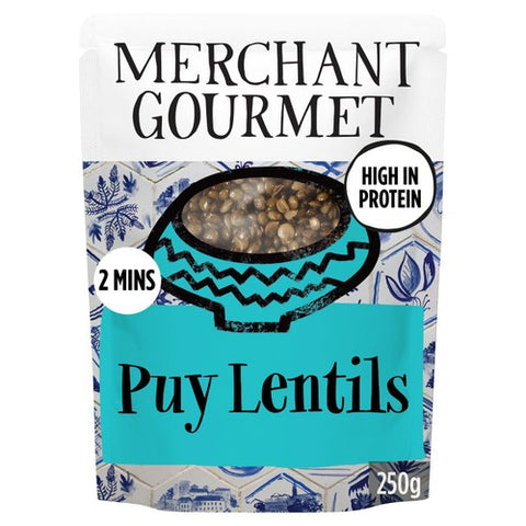 Merchant Gourmet Ready to Eat Puy Lentils 250g (Pack of 3)