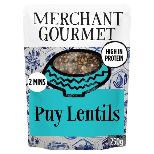 Merchant Gourmet Ready to Eat Puy Lentils 250g (Pack of 3)