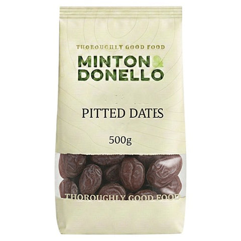 Minton & Donello Pitted Dates 500g (Pack of 2)