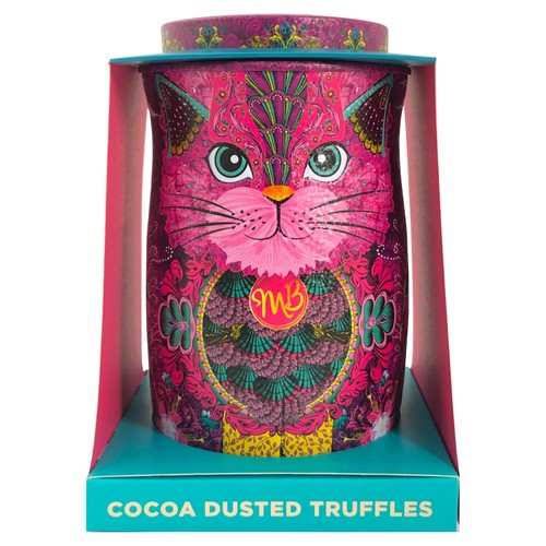 Monty Bojangles Persian Pink Tin Choccy Scoffy Truffles 135g (Pack of 6)