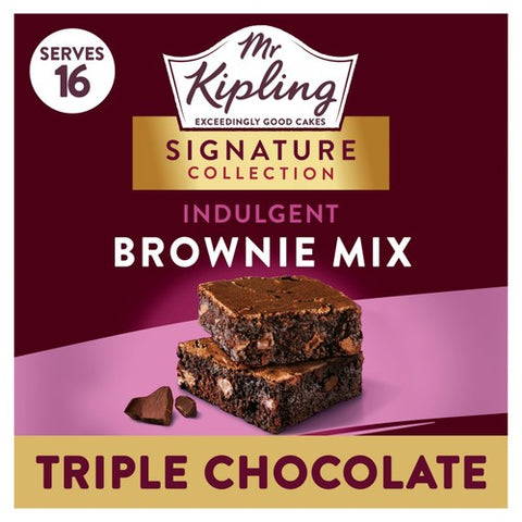 Mr Kipling Signature Triple Choc Brownie Mix 368g (Pack of 2)