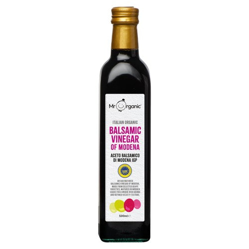 Mr Organic Balsamic Vinegar of Modena 500ml (Pack of 2)