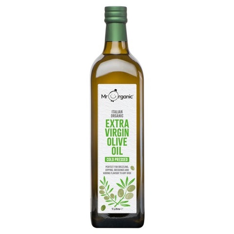 Mr Organic Italian Extra Virgin Olive Oil 1L (Pack of 2)