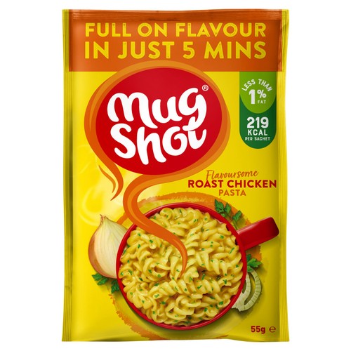 Mug Shot Roast Chicken Pasta 55g (Pack of 3)