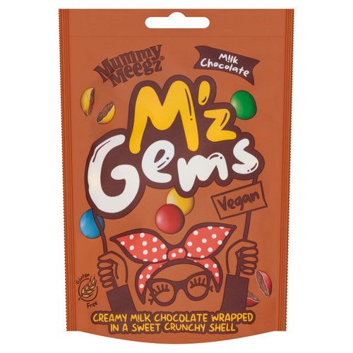 Mummy Meegz M'z Gems Chocolate 80g (Pack of 6)
