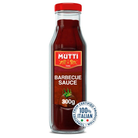 Mutti Black Cherry Tomato Smoky BBQ Sauce 300g (Pack of 2)