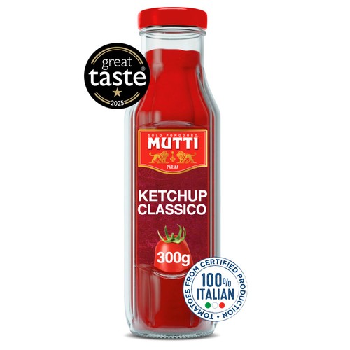Mutti Italian Classic Tomato Ketchup 300g (Pack of 2)