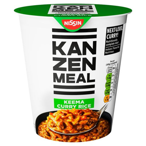 Nissin Kanzen Meal Keema Curry Pot 107g (Pack of 2)