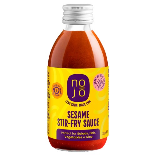 NOJO Sesame Stir-Fry Sauce Gluten Free 200ml (Pack of 2)