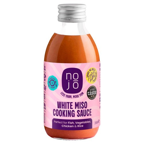 NOJO White Miso Cooking Sauce Gluten Free 200ml (Pack of 2)