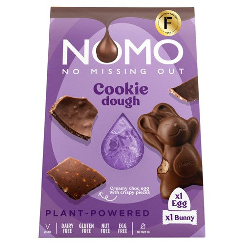 NOMO Cookie Dough Egg and Bunny 154g (Pack of 2)