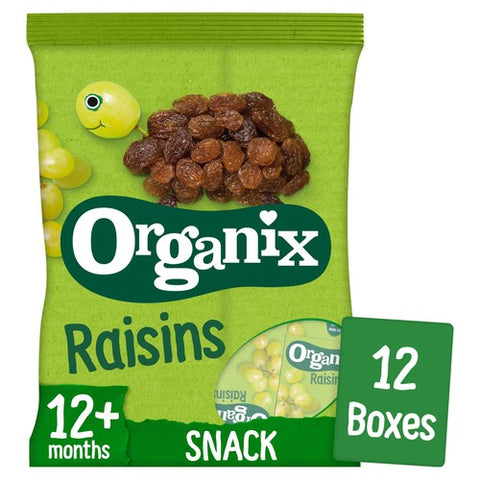 Organix Mini Organic Raisin Snack Boxes Multipack 12 months+ 168g (Pack 2)