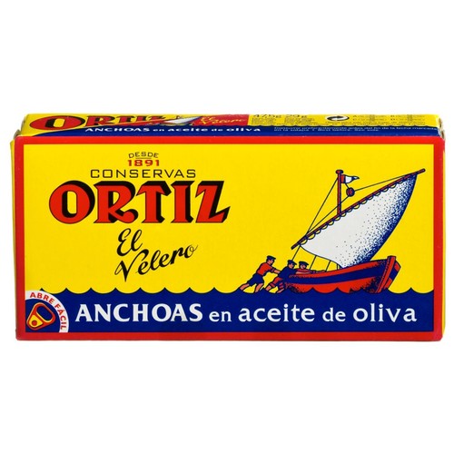 Ortiz Anchovy Fillets 47.5g (Pack of 3)