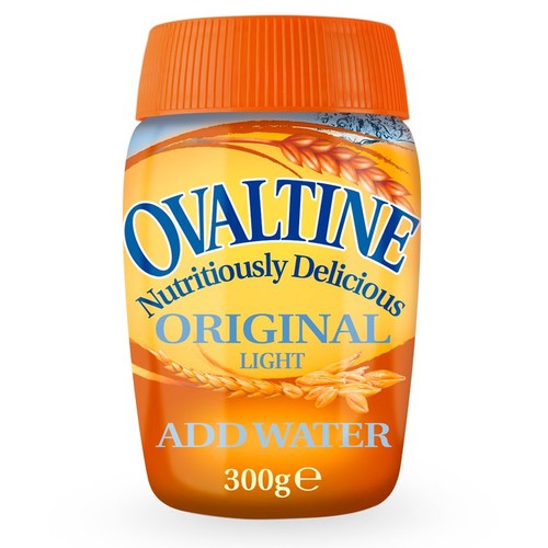 Ovaltine Original Light Jar 300g (Pack of 2)