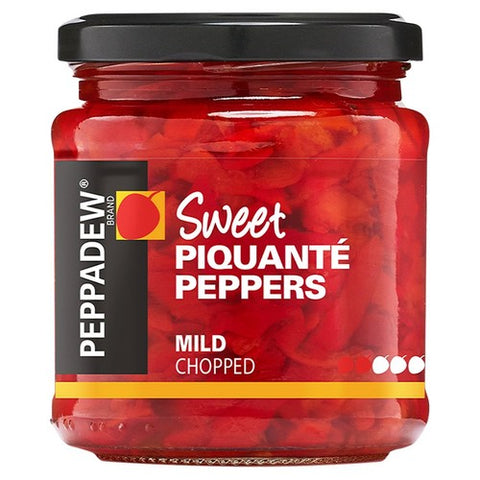 Peppadew Piquante Peppers Mild Chopped 280g (Pack of 3)