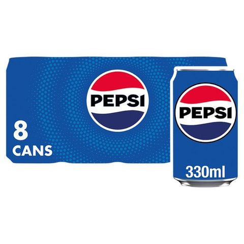 Pepsi Regular 8 x 330ml (Pack of 2)