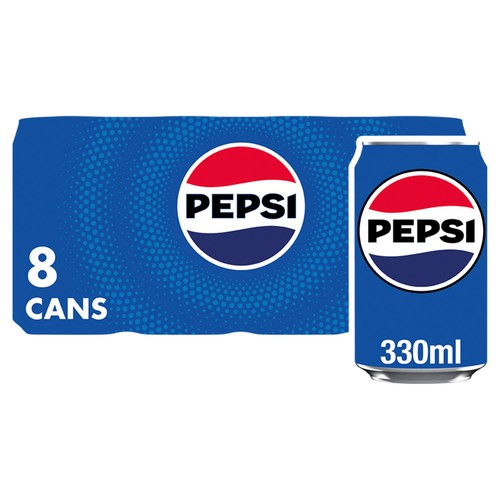 Pepsi Regular 8 x 330ml (Pack of 2)