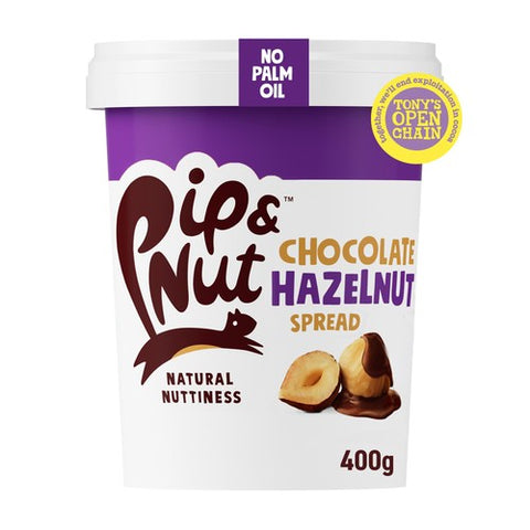 Pip & Nut Chocolate Hazelnut Spread 400g (Pack of 2)