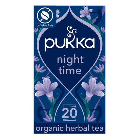 Pukka Organic Night Time Herbal Tea With Chamomile 20 Compostable 20's (Pack 3)