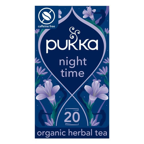 Pukka Organic Night Time Herbal Tea With Chamomile 20 Compostable 20's (Pack 3)