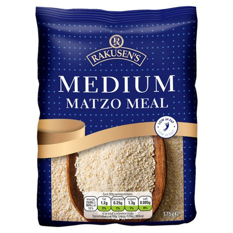 Rakusen's Medium Matzo Meal 375g (Pack of 2)