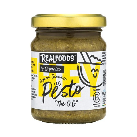 Realfoods Organic Genovese Pesto 120g (Pack of 2)