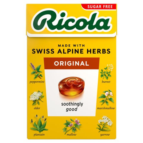 Ricola Original Swiss Herb Sugar Free 45g (Pack of 6)