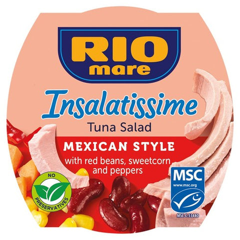 Rio Mare MSC Tuna Salad Mexican Style 160g (Pack of 3)